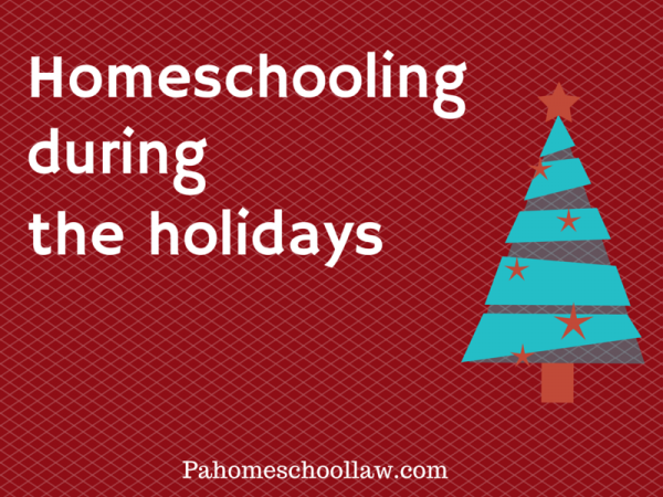 Homeschooling During the Holidays