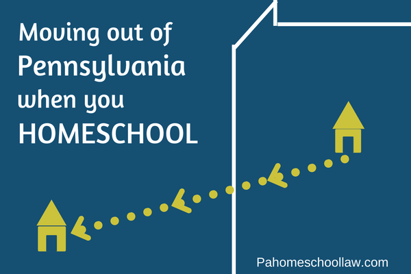 moving your homeschool from PA to a different state