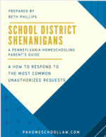 School District Shenanigans PA Homeschool Law cover image